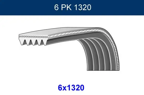 GMB 6PK1320 Kayış