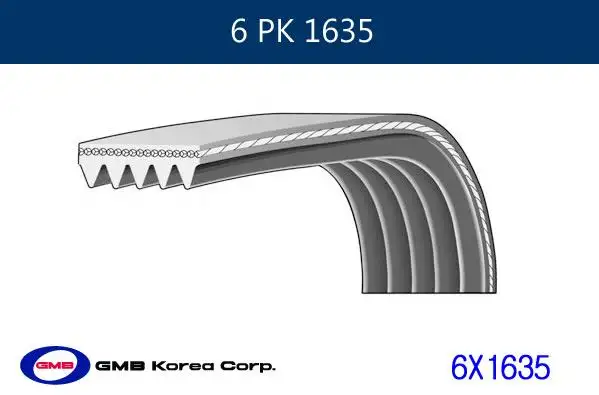 GMB 6PK1635 Kayış