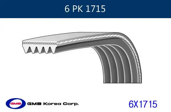 GMB 6PK1715 Kayış