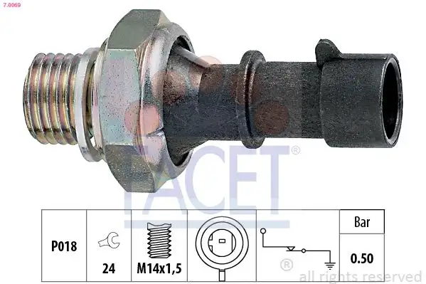 FACET 7.0069 Yağ Müşiri