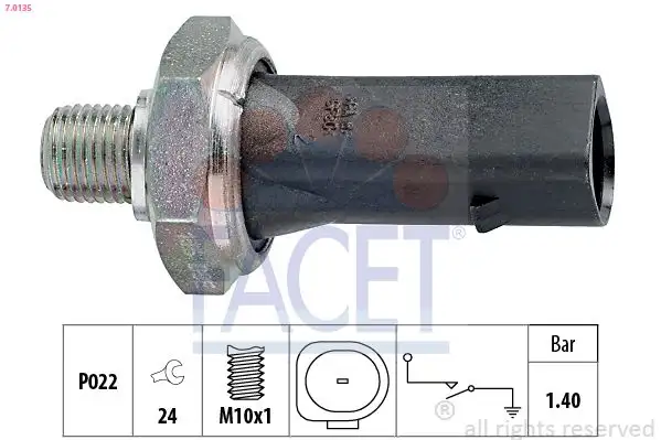 FACET 7.0135 Yağ Müşiri