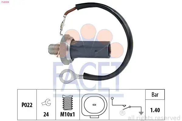 FACET 7.0159 Yağ Müşiri 06D919031
