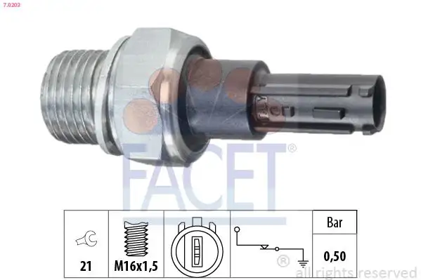 FACET 7.0203 Yağ Müşiri 9674693880