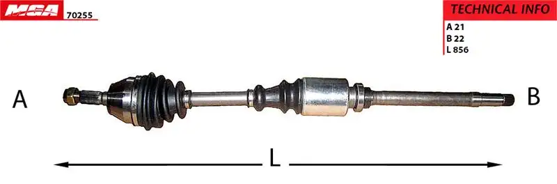 MGA 70255 Ön Aks (Sağ) 32735P