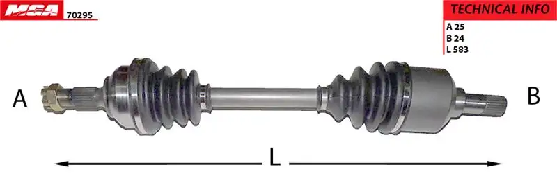 MGA 70295 Ön Aks (Sol) 32720J