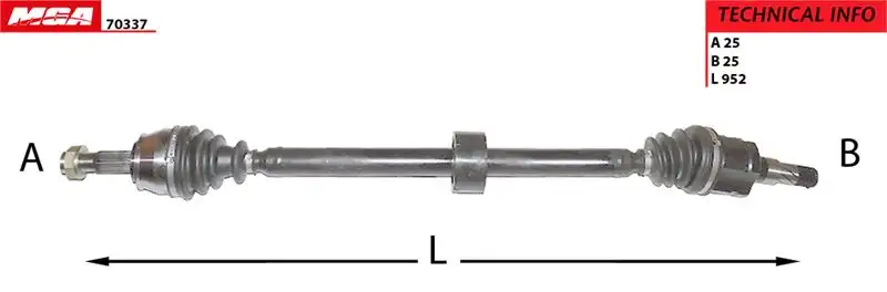 MGA 70337 Ön Aks (Sağ) 374790