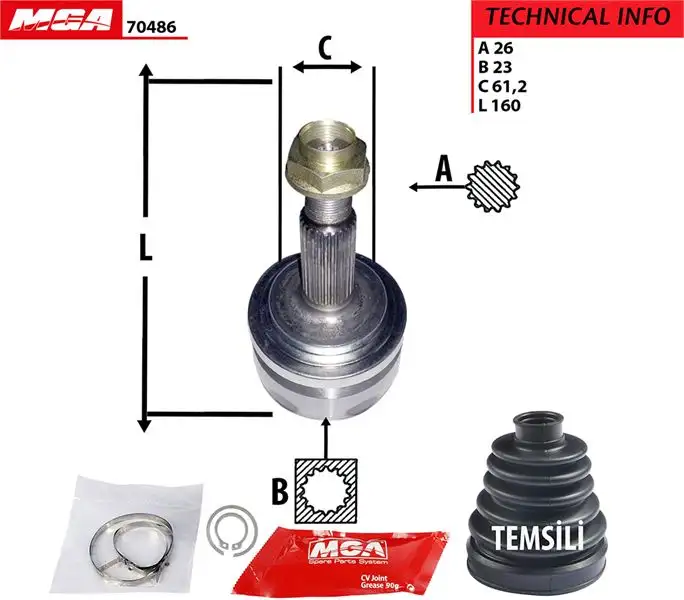 MGA 70486 Aks Kafası (Dış)