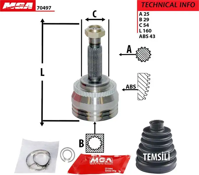 MGA 70497 Aks Kafası (Dış)