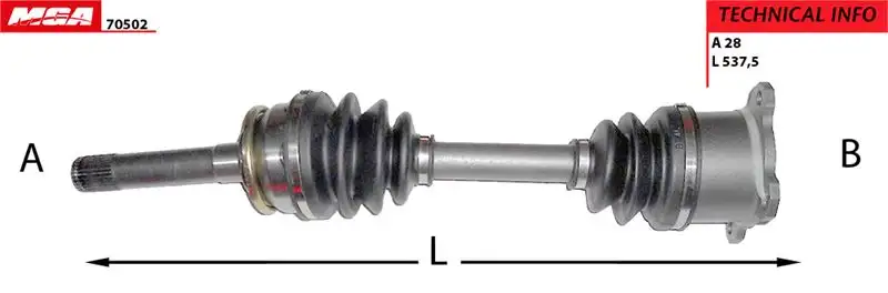 MGA 70502 Ön Aks (Sağ) MR276870