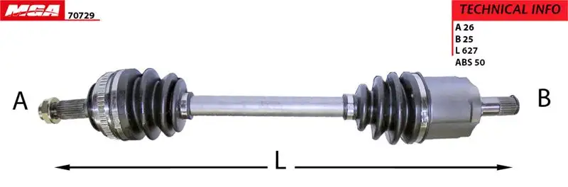 MGA 70729 Ön Aks (Sağ) 44010S04010