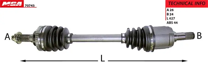 MGA 70743 Ön Aks (Sol)