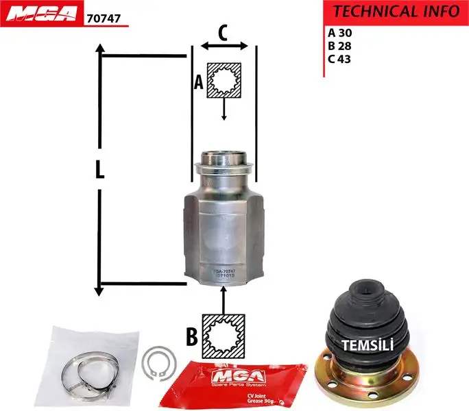 MGA 70747 Aks Kafası (İç)