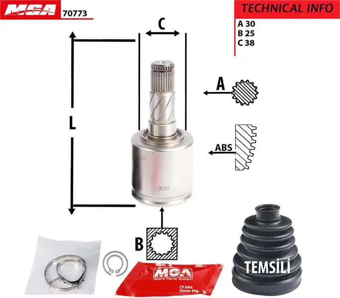 MGA 70773 Aks Kafası (Sol İç) 495923E000