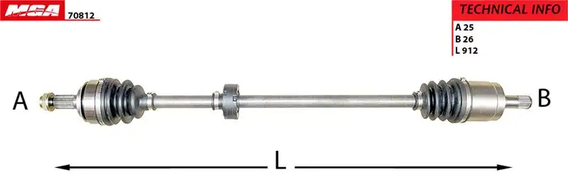 MGA 70812 Ön Aks (Sağ) 44305SNLT00