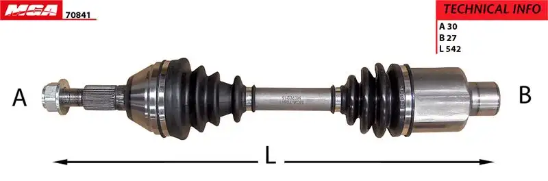 MGA 70841 Ön Aks (Sağ) 96624722