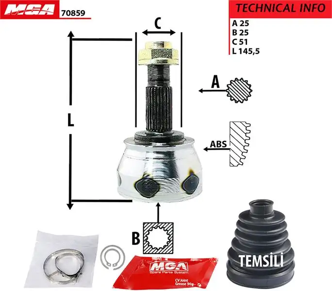 MGA 70859 Aks Kafası (Dış) 46308629