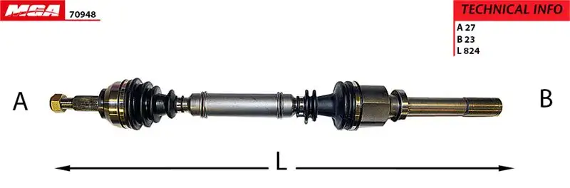 MGA 70948 Ön Aks (Sağ)