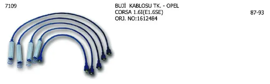 ÜNÜVAR 7109 Buji Kablosu