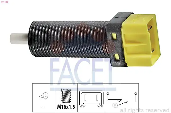FACET 7.1134 Debriyaj Pedal Müşiri 7700844331