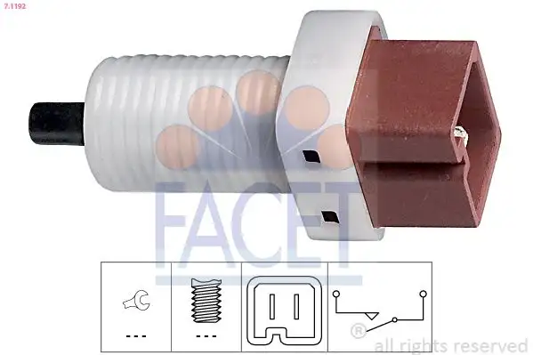 FACET 7.1192 Debriyaj Pedal Müşiri 9639888380