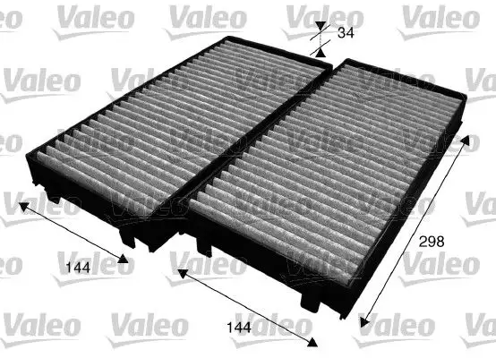 VALEO 715584 Polen Filtresi (Karbonlu) 64316945586