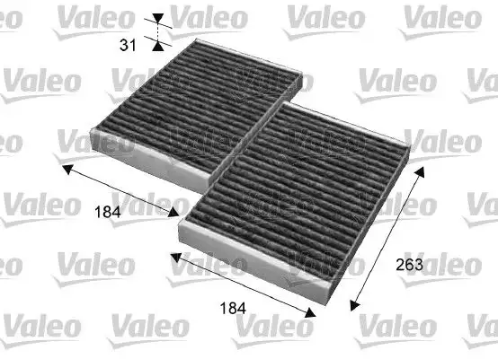 VALEO 715643 Polen Filtresi (Karbonlu)
