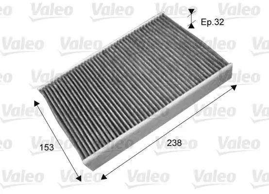 VALEO 715722 Polen Filtresi (Karbonlu)