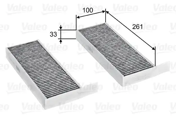 VALEO 715805 Polen Filtresi (Karbonlu)