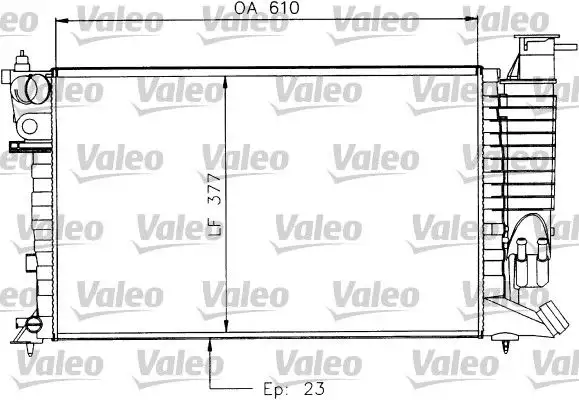 VALEO 730927 Radyatör