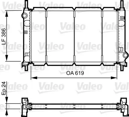 VALEO 731011 Radyatör