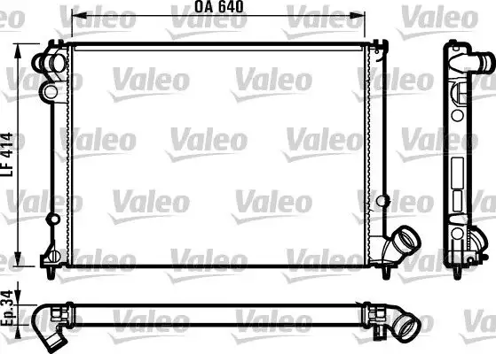 VALEO 731382 Radyatör