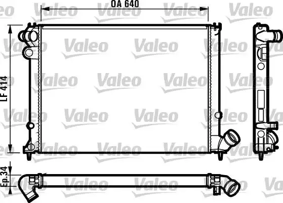 VALEO 731384 Radyatör