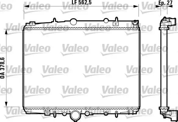 VALEO 732598 Radyatör