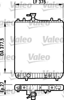 VALEO 732694 Radyatör 9208632