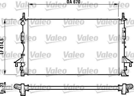 VALEO 732827 Radyatör