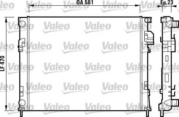 VALEO 732853 Radyatör