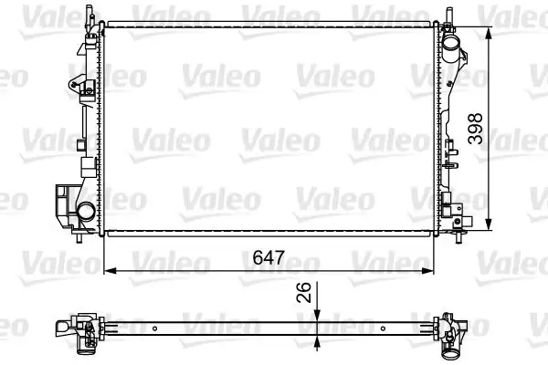 VALEO 732877 Radyatör