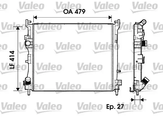 VALEO 732960 Radyatör 8660003470