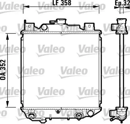 VALEO 734203 Radyatör 1770071C12
