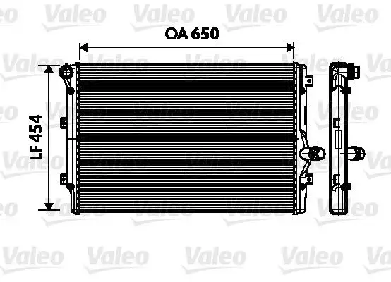 VALEO 734333 Radyatör