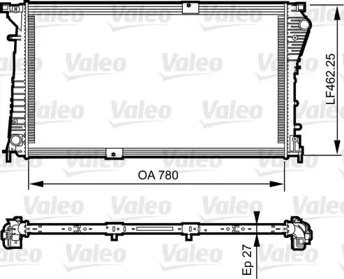VALEO 734931 Radyatör