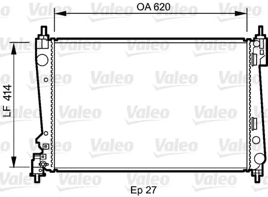 VALEO 735041 Radyatör