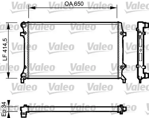 VALEO 735120 Radyatör