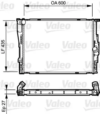 VALEO 735194 Radyatör 17117562079