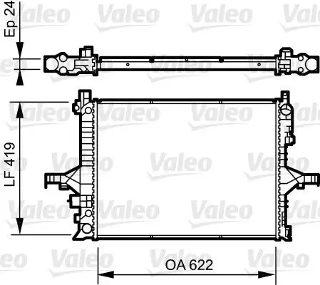 VALEO 735237 Radyatör 8603840