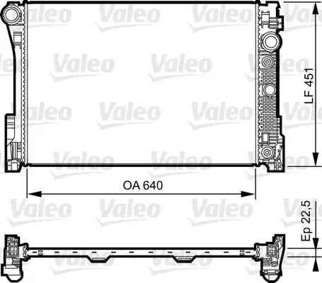 VALEO 735285 Radyatör