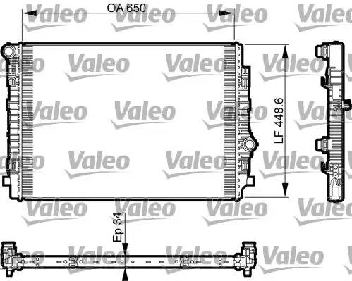 VALEO 735549 Radyatör 5Q0121251HM