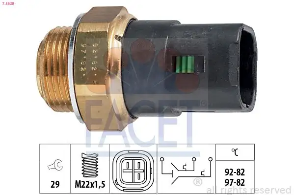 FACET 7.5628 Fan Müşiri 7700798264