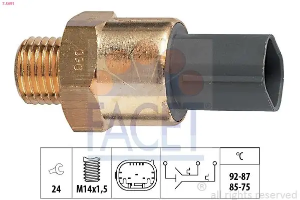 FACET 7.5691 Fan Müşiri 61318376440