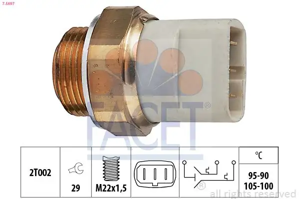 FACET 7.5697 Fan Müşiri A0015403045